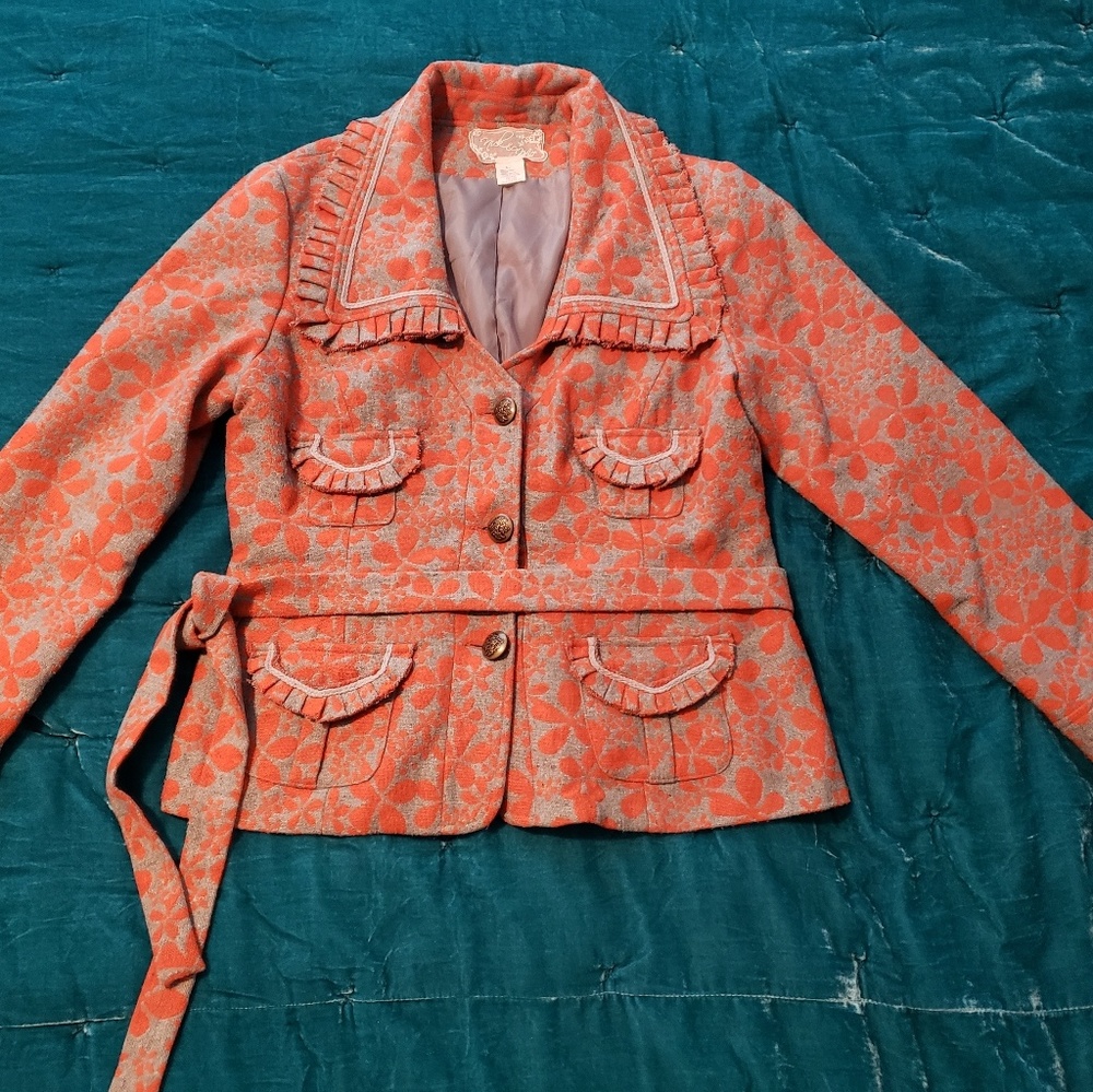 Gently used Nick and Mo military style jacket.
